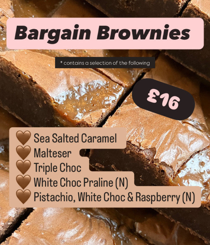 Bargain Brownies - ready to post/collect